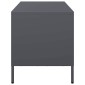 vidaXL Έπιπλο Τηλεόρασης Ανθρακί 101,5x39x43,5εκ. Ατσάλι Ψυχρής Έλασης