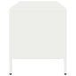 vidaXL Έπιπλο Τηλεόρασης Λευκό 101,5x39x43,5 εκ. Ατσάλι Ψυχρής Έλασης