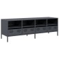 vidaXL Έπιπλο Τηλεόρασης Ανθρακί 135x39x43,5 εκ. Ατσάλι Ψυχρής Έλασης