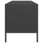 vidaXL Έπιπλο Τηλεόρασης Μαύρο 135x39x43,5 εκ. Ατσάλι Ψυχρής Έλασης