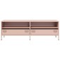 vidaXL Έπιπλο Τηλεόρασης Ροζ 135x39x43,5 εκ. Ατσάλι Ψυχρής Έλασης