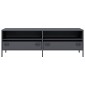 vidaXL Έπιπλο Τηλεόρασης Ανθρακί 135x39x43,5 εκ. Ατσάλι Ψυχρής Έλασης