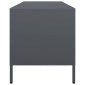 vidaXL Έπιπλο Τηλεόρασης Ανθρακί 135x39x43,5 εκ. Ατσάλι Ψυχρής Έλασης