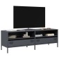vidaXL Έπιπλο Τηλεόρασης Ανθρακί 135x39x43,5 εκ. Ατσάλι Ψυχρής Έλασης