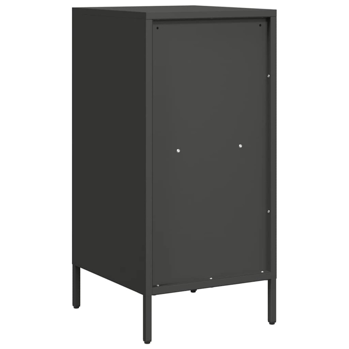 vidaXL Ντουλάπι Μαύρο 35x39x73,5 εκ. από Χάλυβα Ψυχρής Έλασης