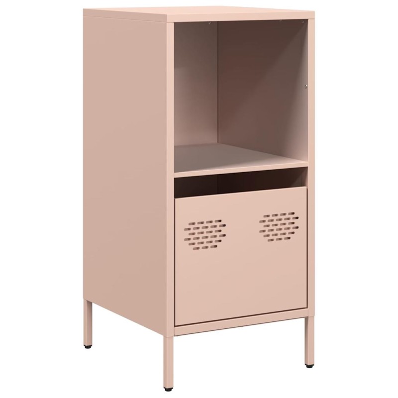 vidaXL Ντουλάπι Ροζ 35x39x73,5 εκ. από Χάλυβα Ψυχρής Έλασης