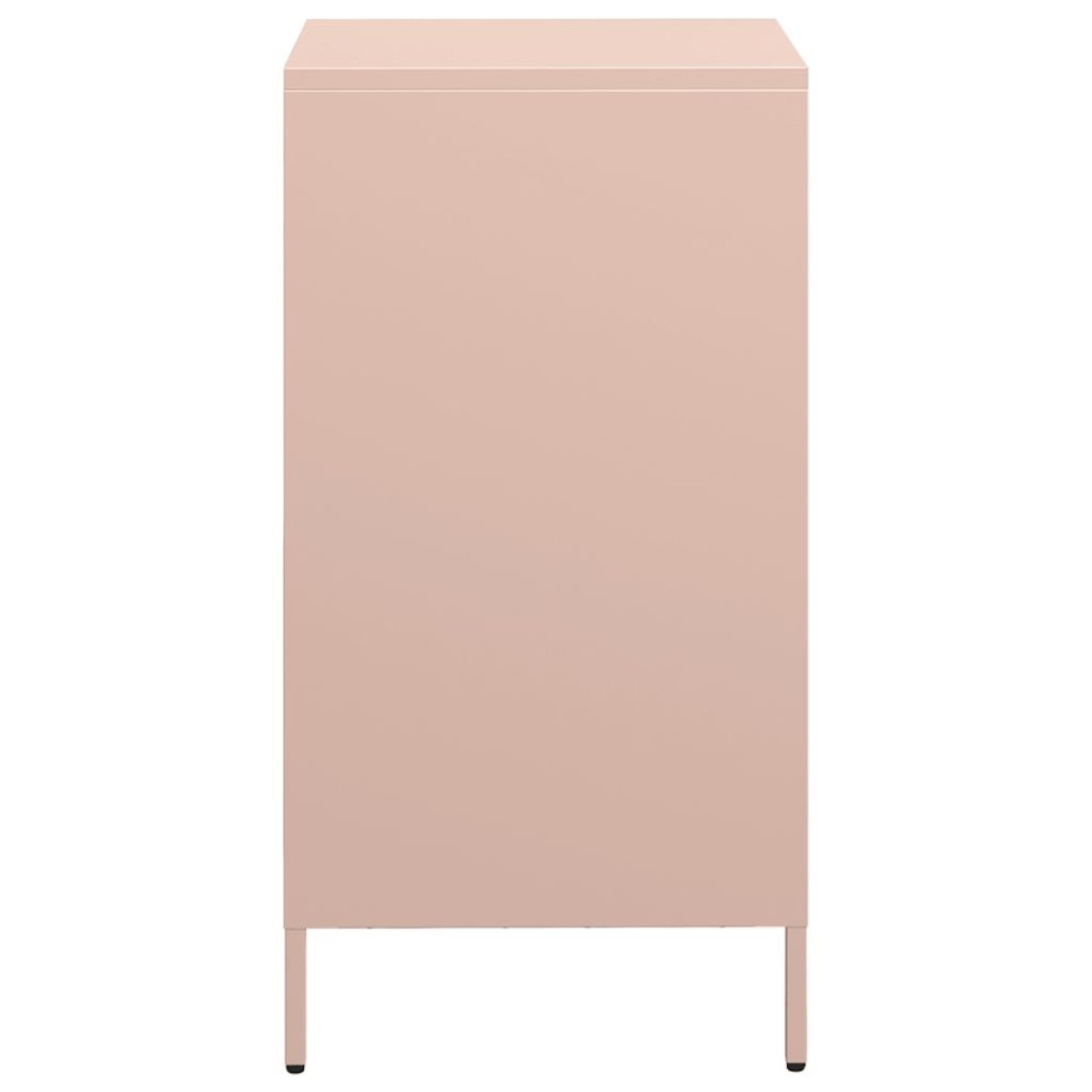 vidaXL Ντουλάπι Ροζ 35x39x73,5 εκ. από Χάλυβα Ψυχρής Έλασης