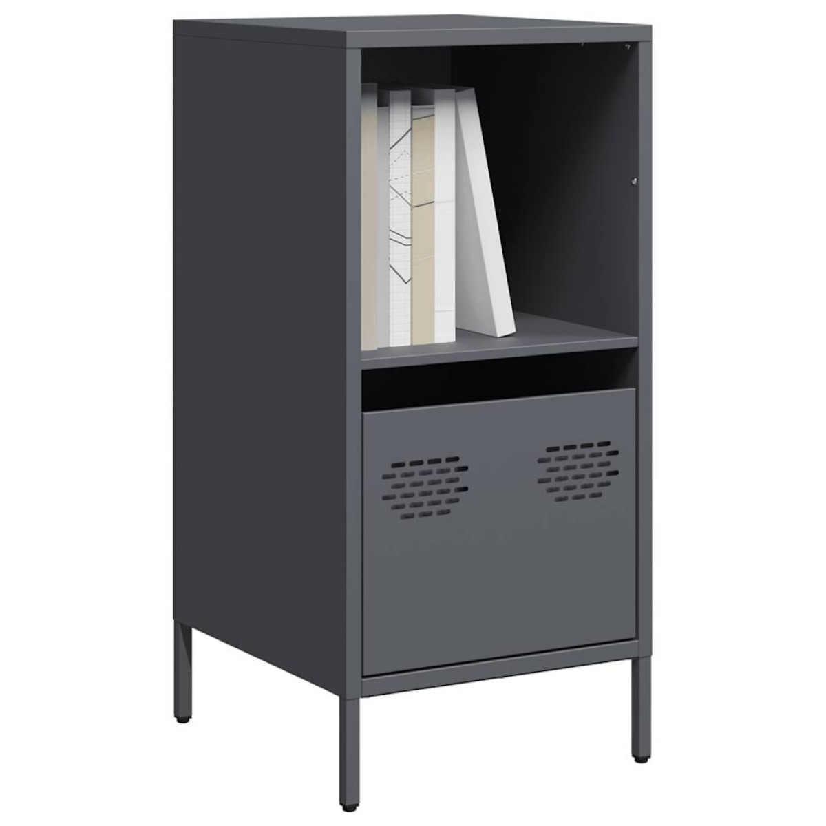 vidaXL Ντουλάπι Ανθρακί 35x39x73,5 εκ. από Χάλυβα Ψυχρής Έλασης