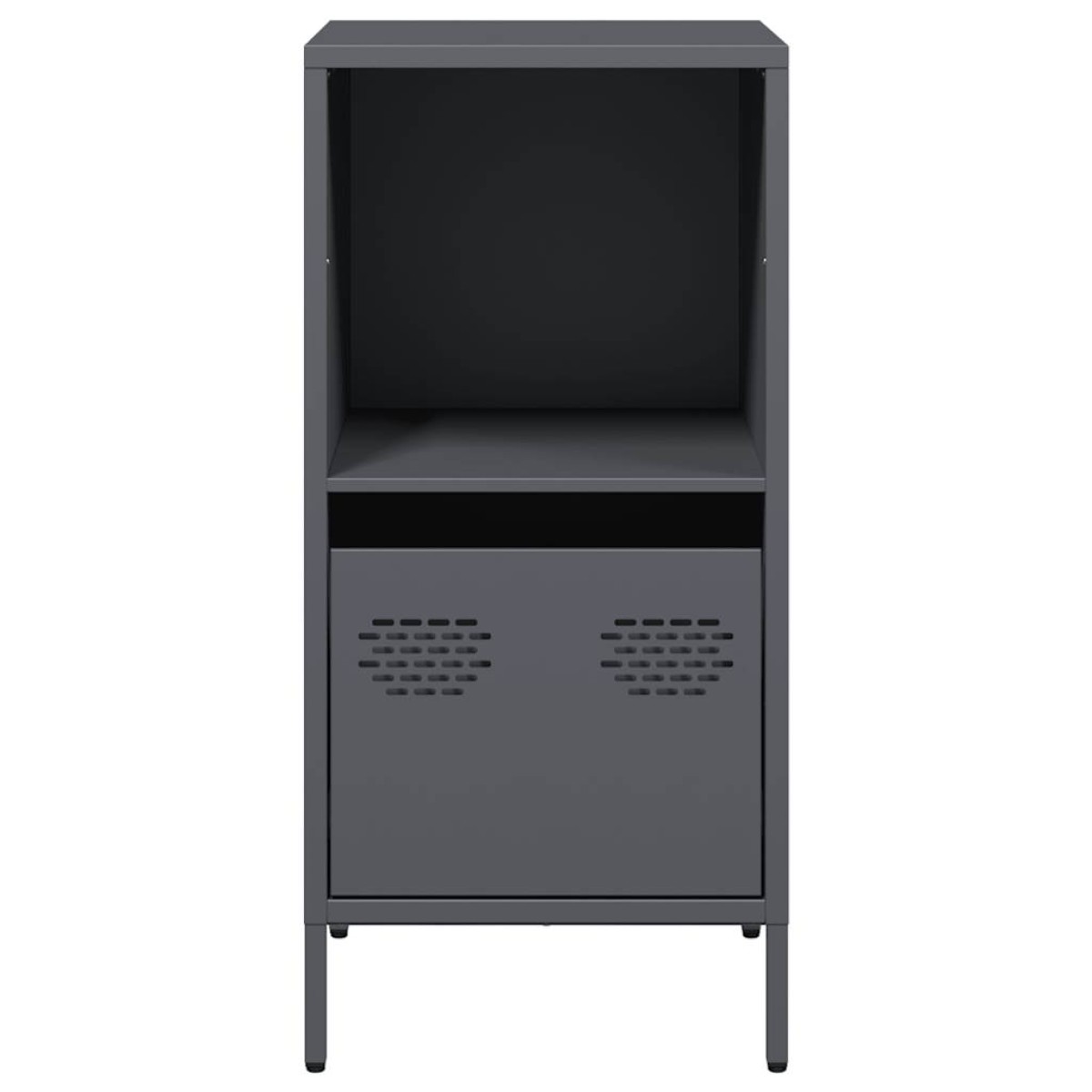 vidaXL Ντουλάπι Ανθρακί 35x39x73,5 εκ. από Χάλυβα Ψυχρής Έλασης