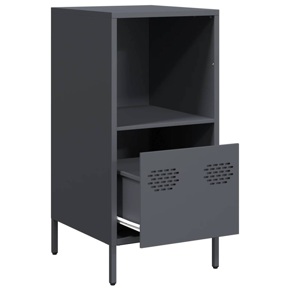 vidaXL Ντουλάπι Ανθρακί 35x39x73,5 εκ. από Χάλυβα Ψυχρής Έλασης