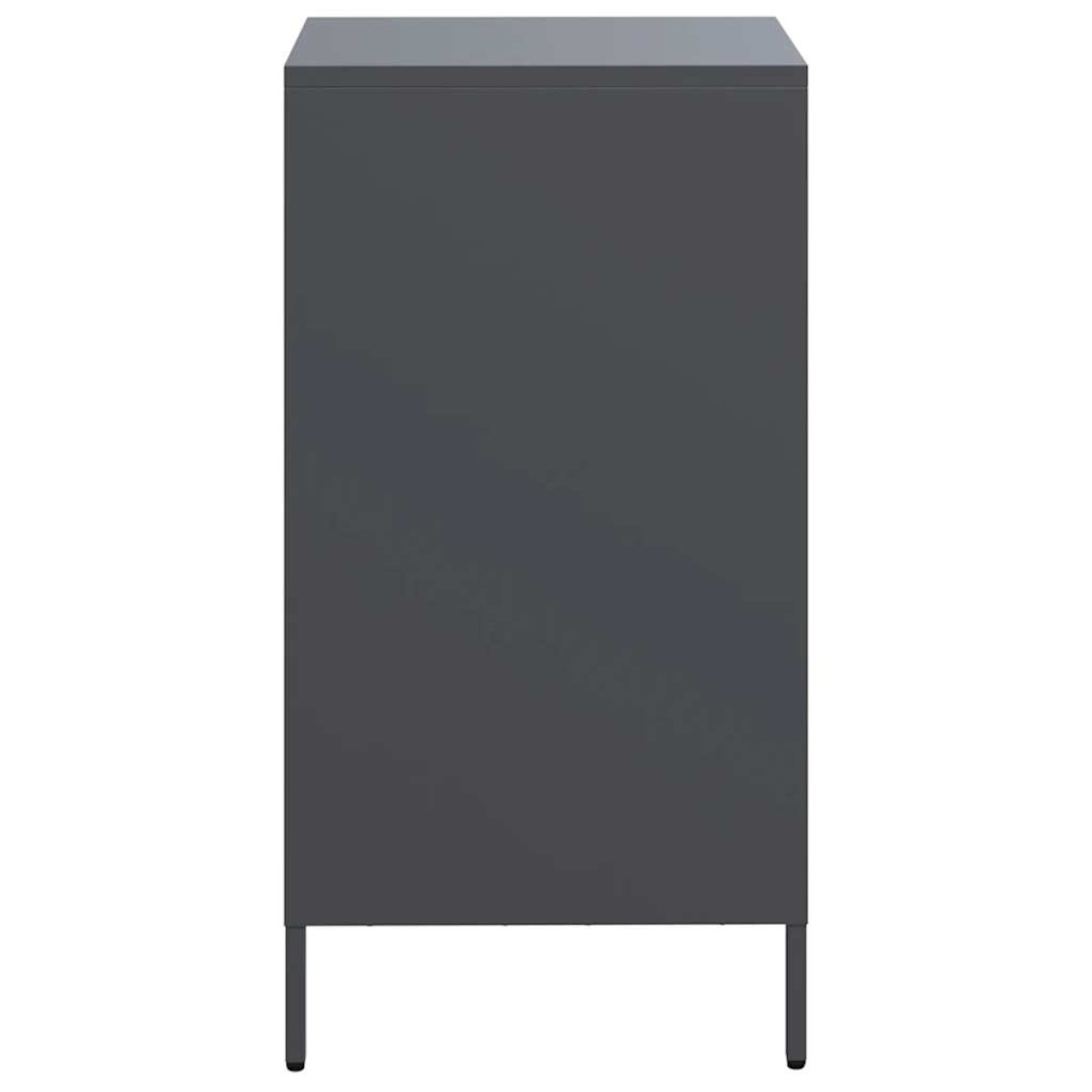 vidaXL Ντουλάπι Ανθρακί 35x39x73,5 εκ. από Χάλυβα Ψυχρής Έλασης