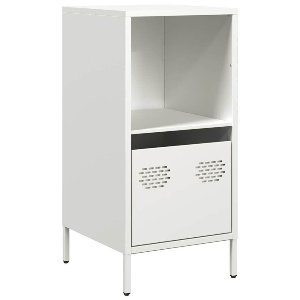 vidaXL Ντουλάπι Λευκό 35x39x73,5 εκ. από Χάλυβα Ψυχρής Έλασης