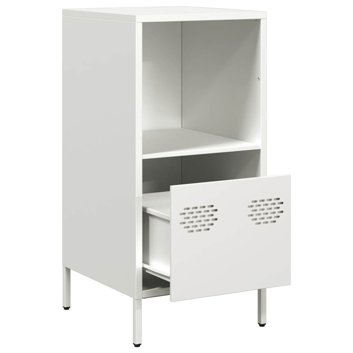 vidaXL Ντουλάπι Λευκό 35x39x73,5 εκ. από Χάλυβα Ψυχρής Έλασης