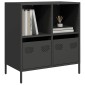 vidaXL Ντουλάπι Μαύρο 68x39x73,5 εκ. από Χάλυβα Ψυχρής Έλασης