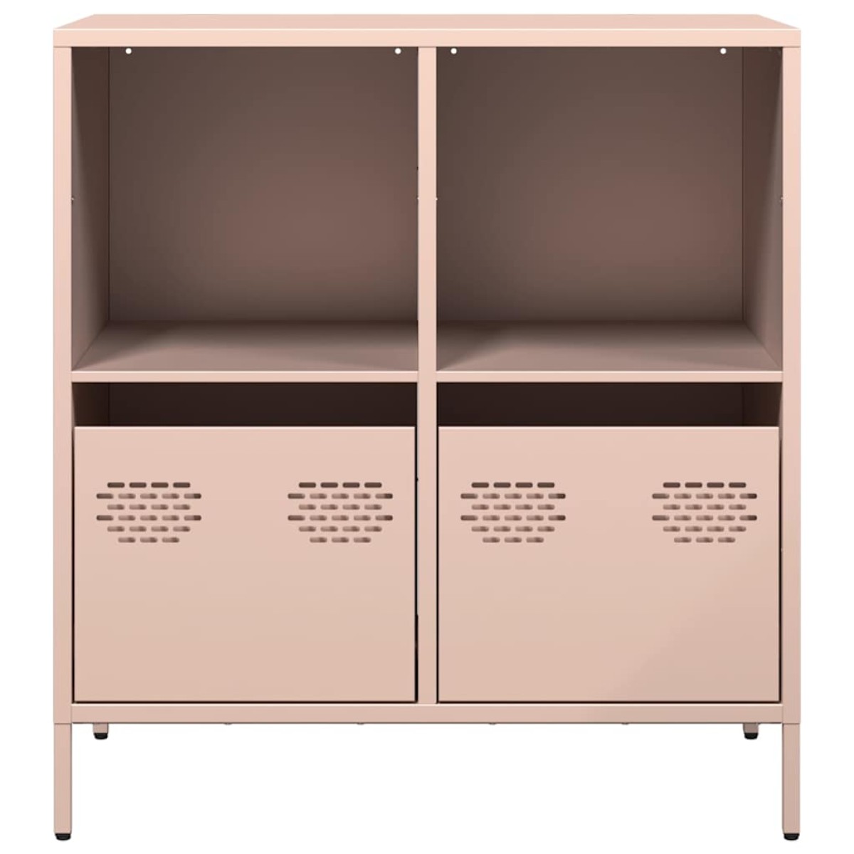vidaXL Ντουλάπι Ροζ 68x39x73,5 εκ. από Χάλυβα Ψυχρής Έλασης
