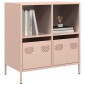 vidaXL Ντουλάπι Ροζ 68x39x73,5 εκ. από Χάλυβα Ψυχρής Έλασης