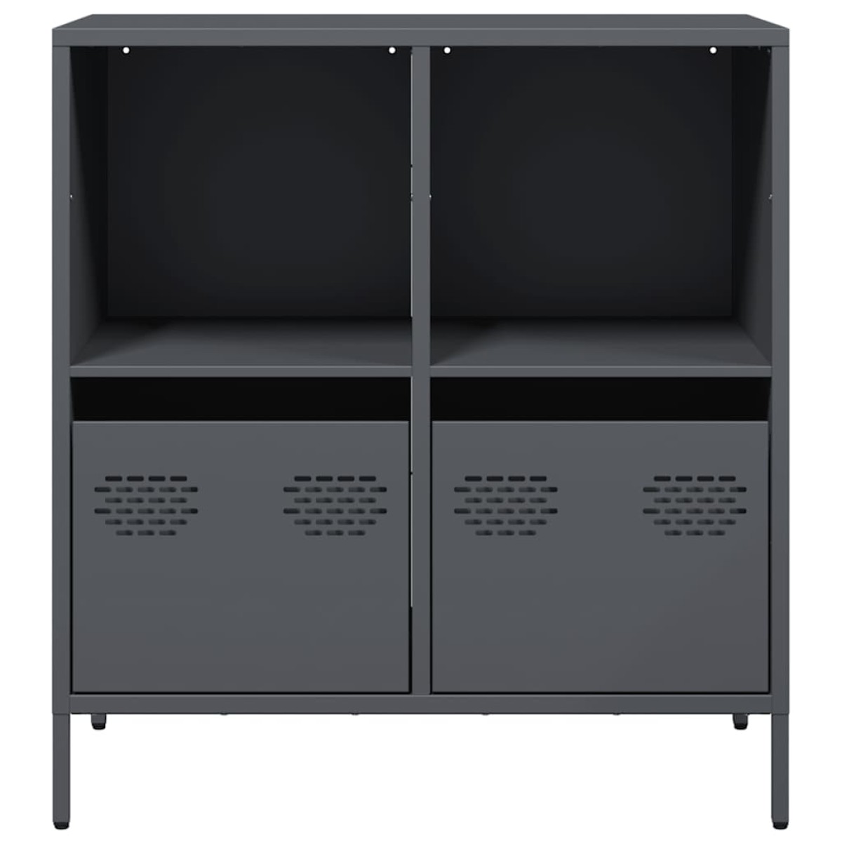 vidaXL Ντουλάπι Ανθρακί 68x39x73,5 εκ. από Χάλυβα Ψυχρής Έλασης