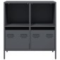 vidaXL Ντουλάπι Ανθρακί 68x39x73,5 εκ. από Χάλυβα Ψυχρής Έλασης