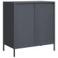 vidaXL Ντουλάπι Ανθρακί 68x39x73,5 εκ. από Χάλυβα Ψυχρής Έλασης