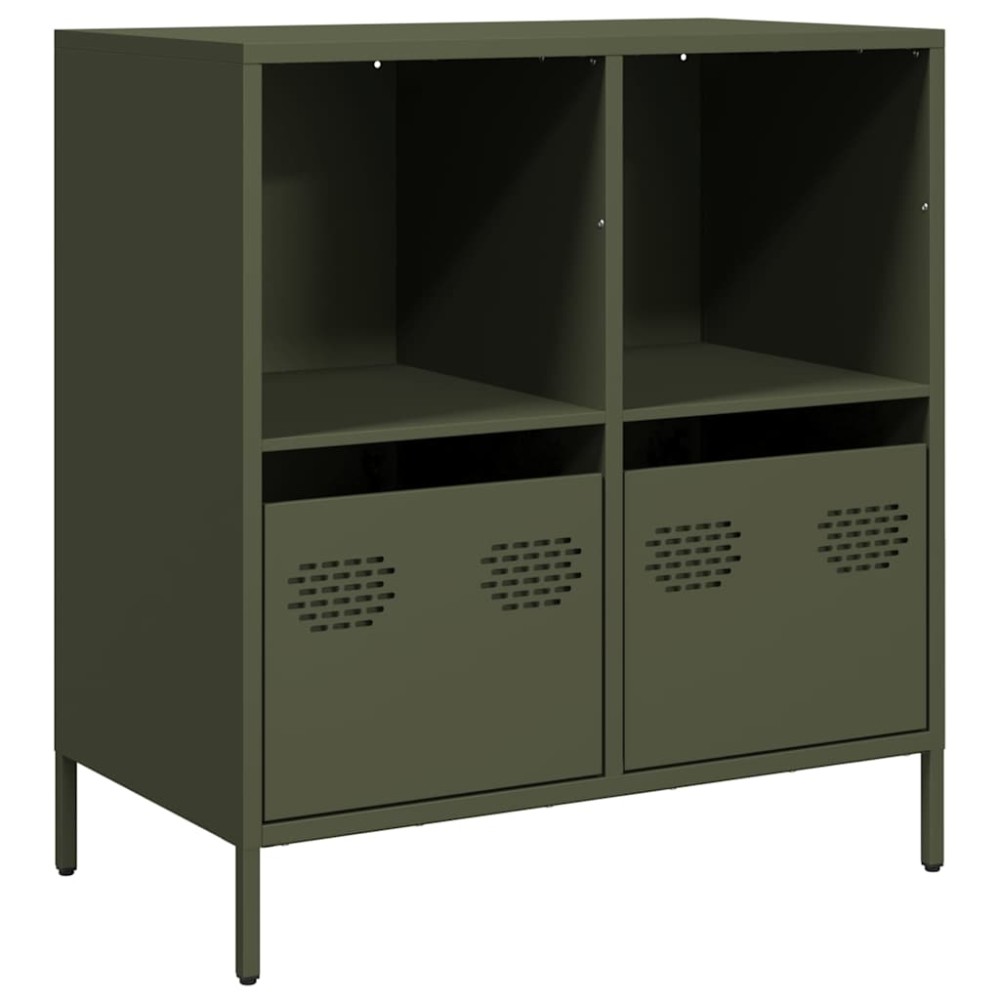 vidaXL Ντουλάπι Λαδί 68x39x73,5 εκ. από Χάλυβα Ψυχρής Έλασης