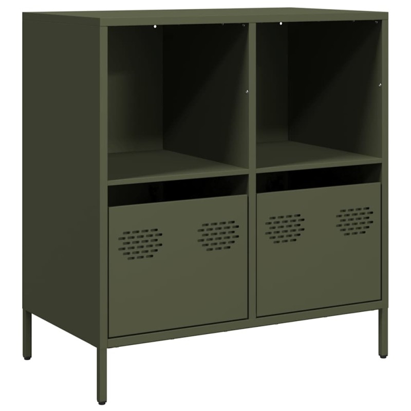 vidaXL Ντουλάπι Λαδί 68x39x73,5 εκ. από Χάλυβα Ψυχρής Έλασης