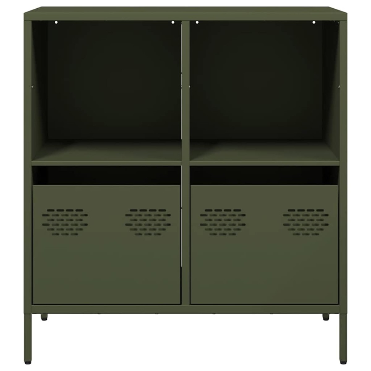 vidaXL Ντουλάπι Λαδί 68x39x73,5 εκ. από Χάλυβα Ψυχρής Έλασης