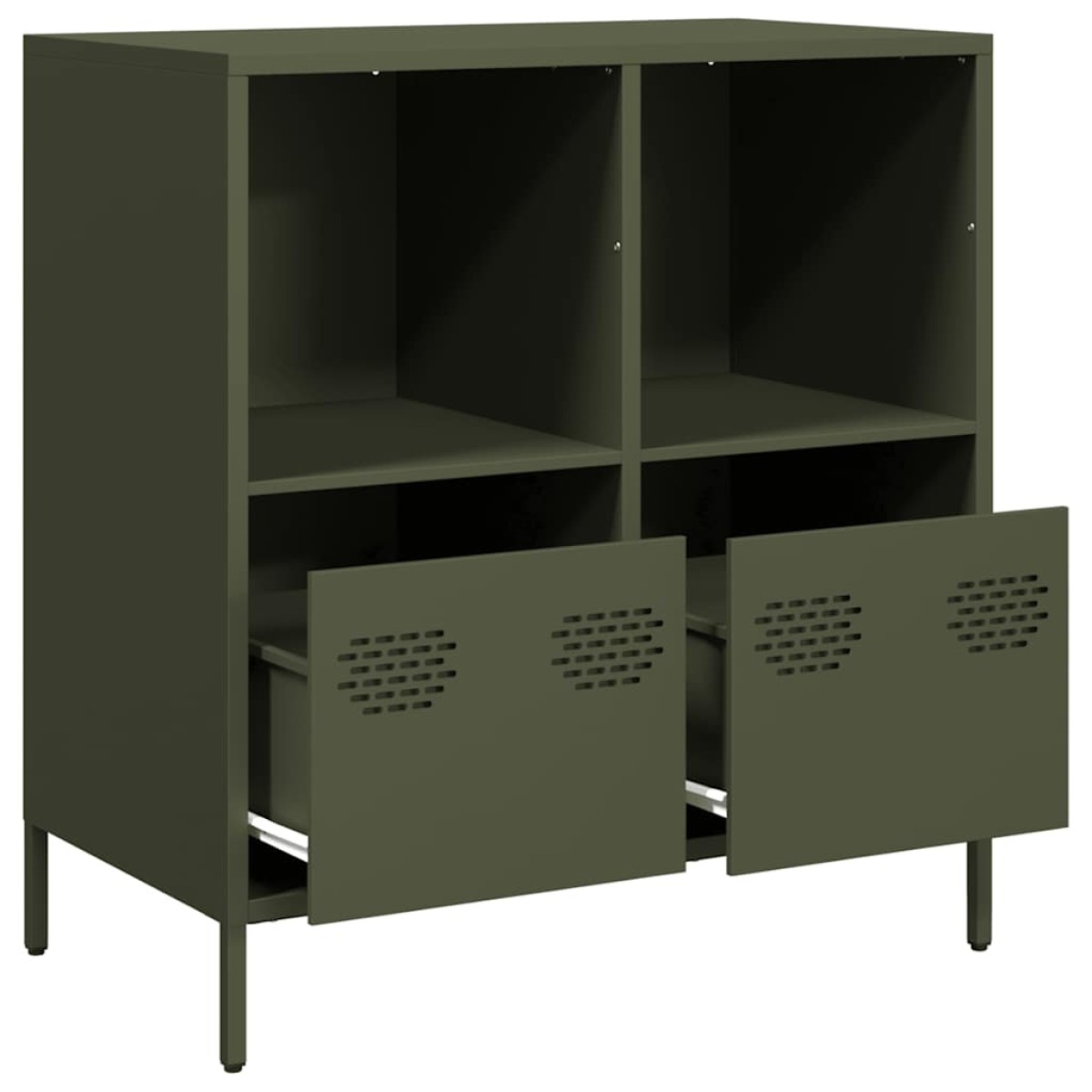 vidaXL Ντουλάπι Λαδί 68x39x73,5 εκ. από Χάλυβα Ψυχρής Έλασης
