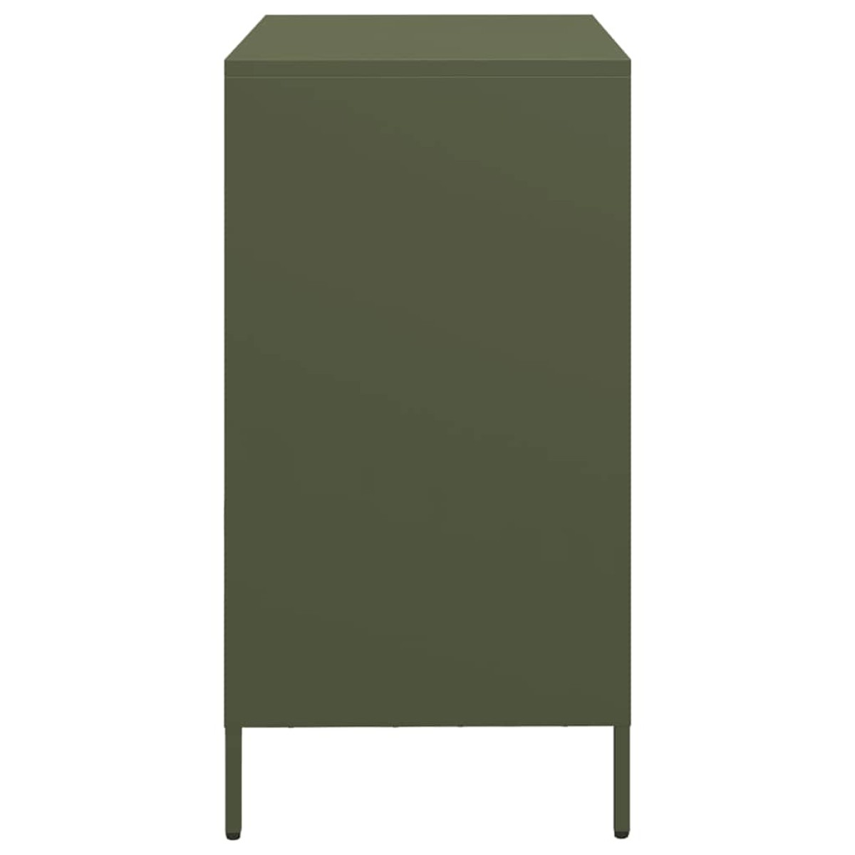 vidaXL Ντουλάπι Λαδί 68x39x73,5 εκ. από Χάλυβα Ψυχρής Έλασης