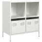 vidaXL Ντουλάπι Λευκό 68x39x73,5 εκ. από Χάλυβα Ψυχρής Έλασης