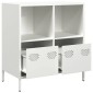 vidaXL Ντουλάπι Λευκό 68x39x73,5 εκ. από Χάλυβα Ψυχρής Έλασης