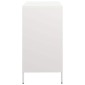 vidaXL Ντουλάπι Λευκό 68x39x73,5 εκ. από Χάλυβα Ψυχρής Έλασης
