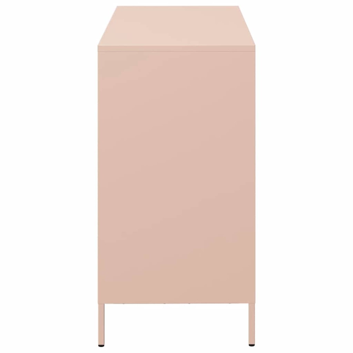 vidaXL Ντουλάπι Ροζ 101,5x39x73,5 εκ. από Χάλυβα Ψυχρής Έλασης