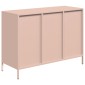 vidaXL Ντουλάπι Ροζ 101,5x39x73,5 εκ. από Χάλυβα Ψυχρής Έλασης