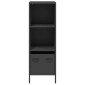 vidaXL Ντουλάπι Μαύρο 35x39x103,5 εκ. από Χάλυβα