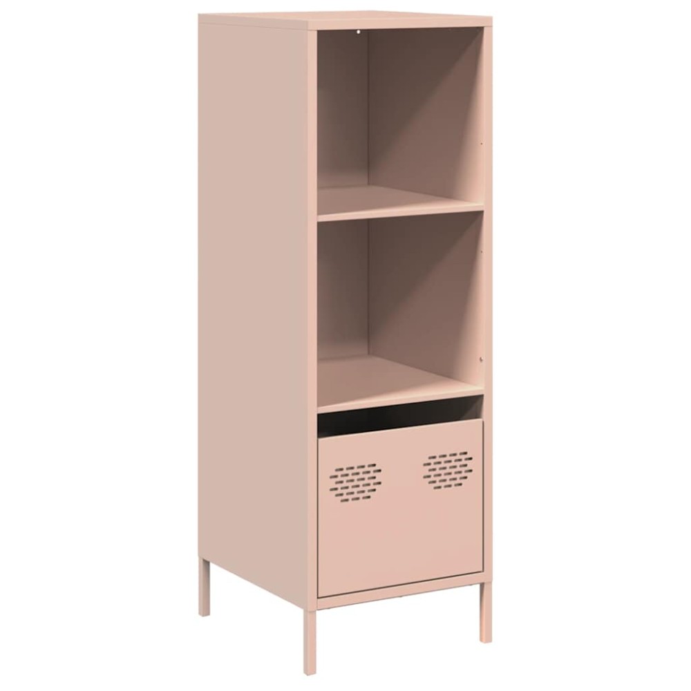 vidaXL Ντουλάπι Ροζ 35x39x103,5 εκ. από Χάλυβα
