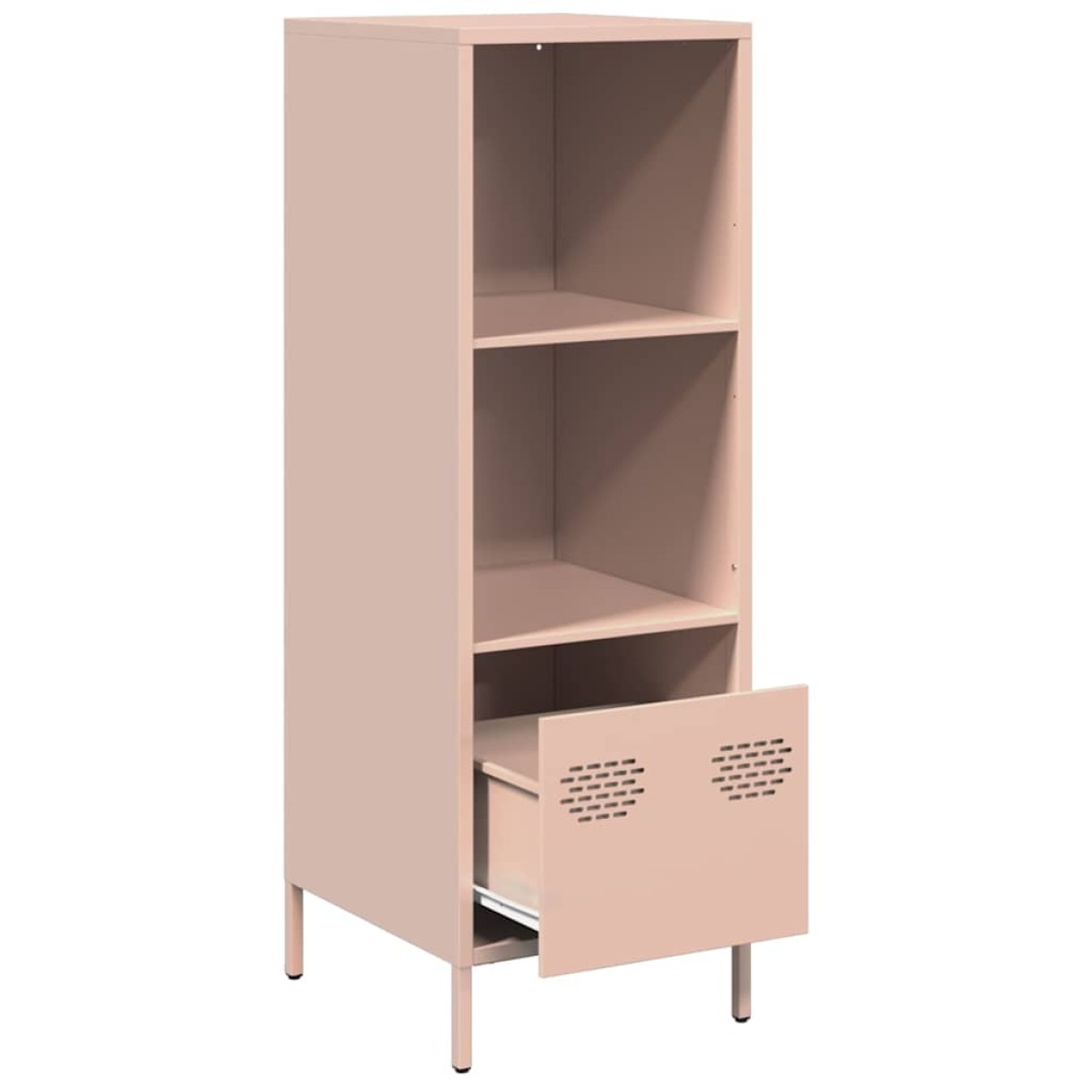 vidaXL Ντουλάπι Ροζ 35x39x103,5 εκ. από Χάλυβα