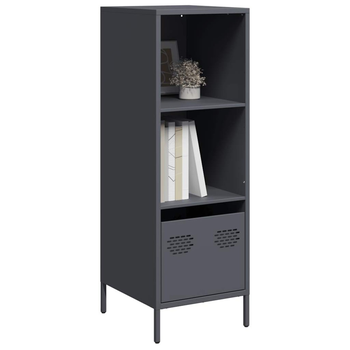 vidaXL Ντουλάπι Ανθρακί 35x39x103,5 εκ. από Χάλυβα