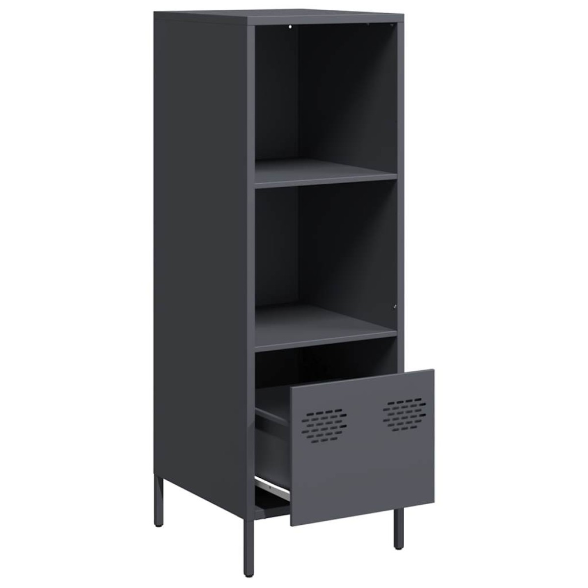 vidaXL Ντουλάπι Ανθρακί 35x39x103,5 εκ. από Χάλυβα