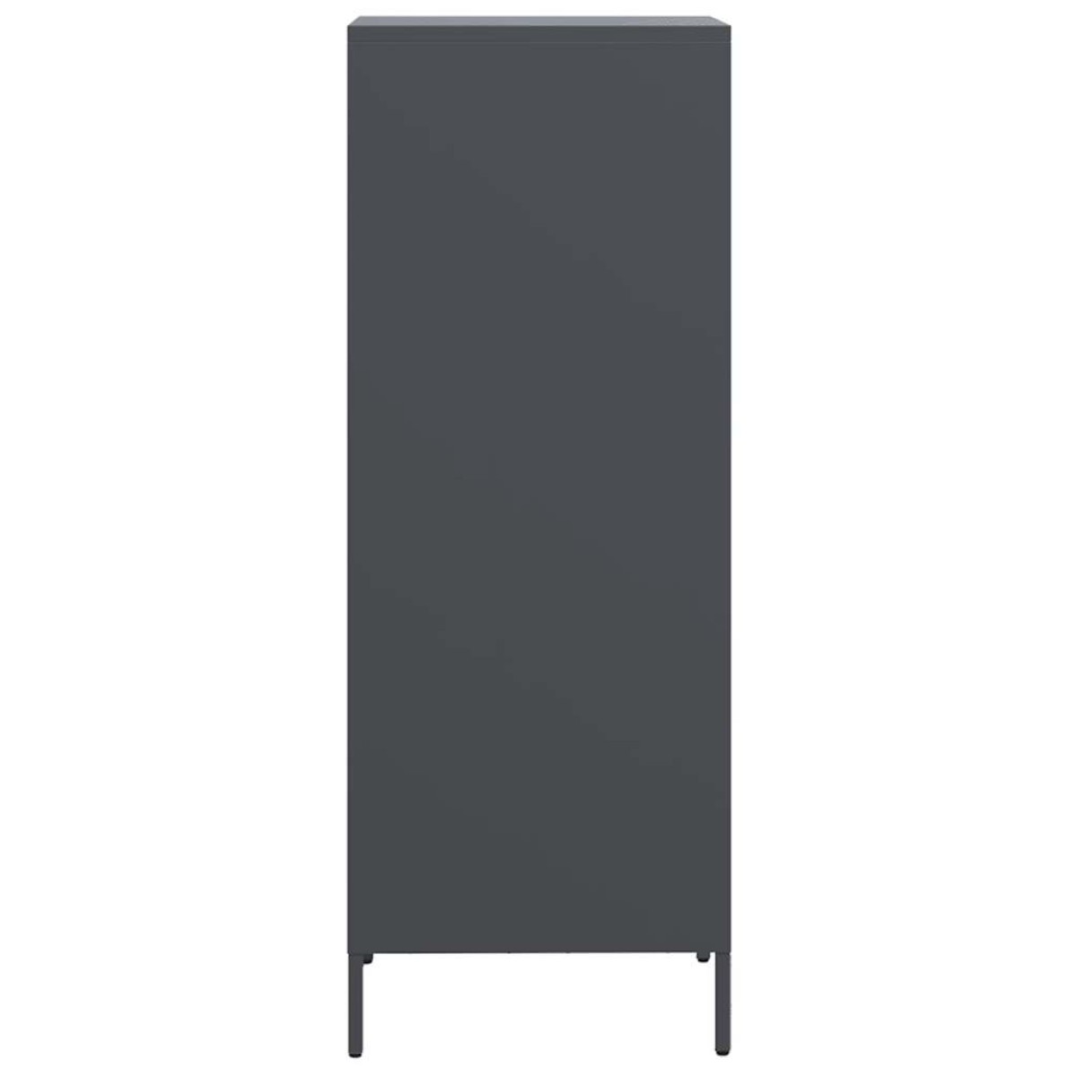 vidaXL Ντουλάπι Ανθρακί 35x39x103,5 εκ. από Χάλυβα