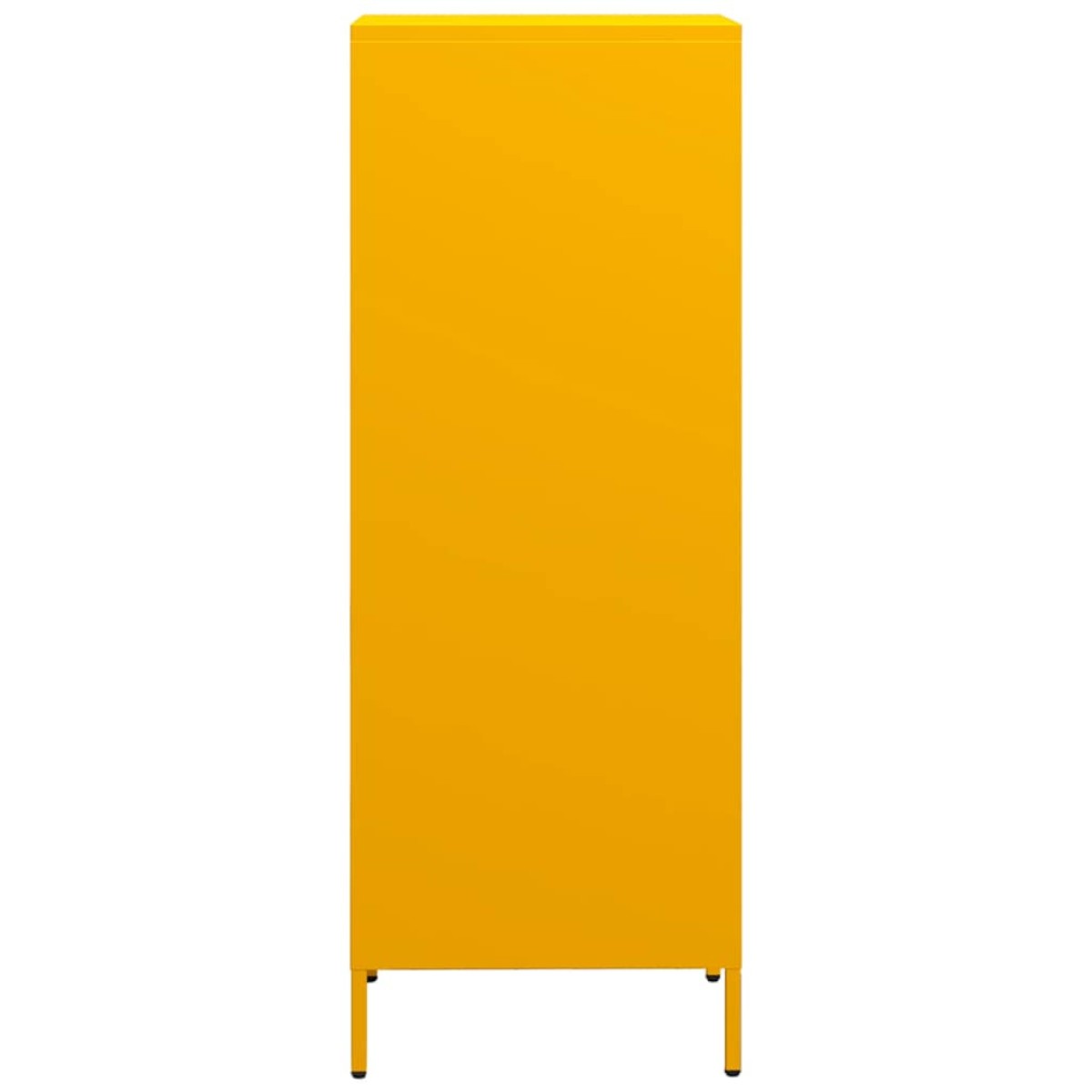 vidaXL Ντουλάπι Μουσταρδί 35x39x103,5 εκ. από Ατσάλι