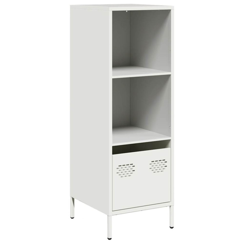 vidaXL Ντουλάπι Λευκό 35x39x103,5 εκ. από Χάλυβα