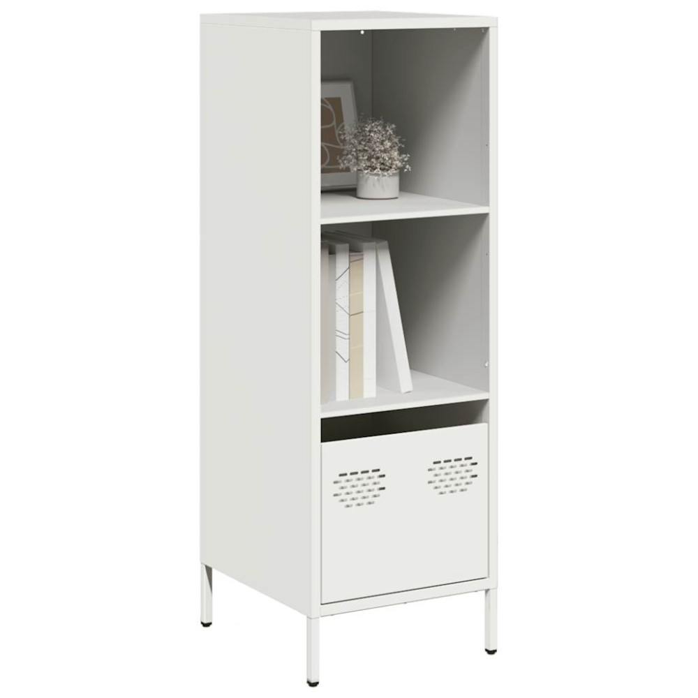 vidaXL Ντουλάπι Λευκό 35x39x103,5 εκ. από Χάλυβα