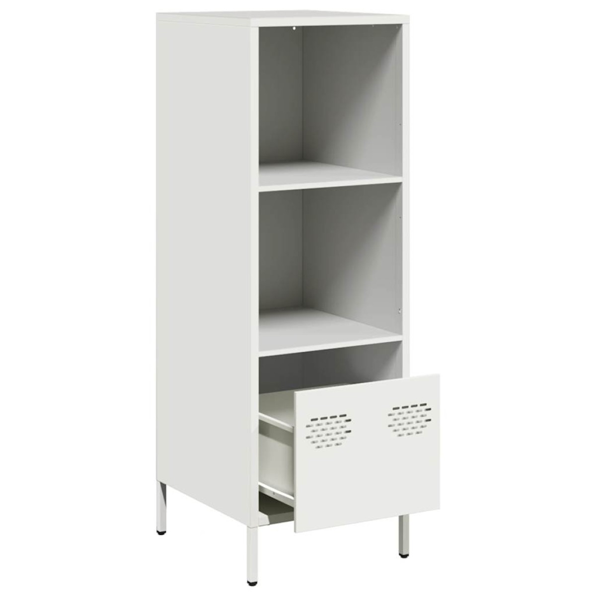 vidaXL Ντουλάπι Λευκό 35x39x103,5 εκ. από Χάλυβα