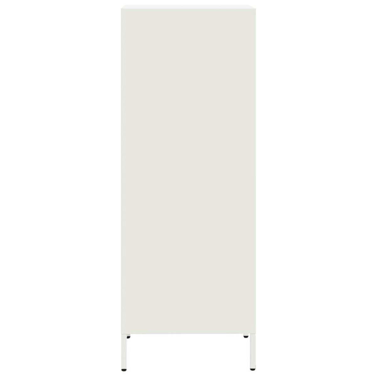 vidaXL Ντουλάπι Λευκό 35x39x103,5 εκ. από Χάλυβα