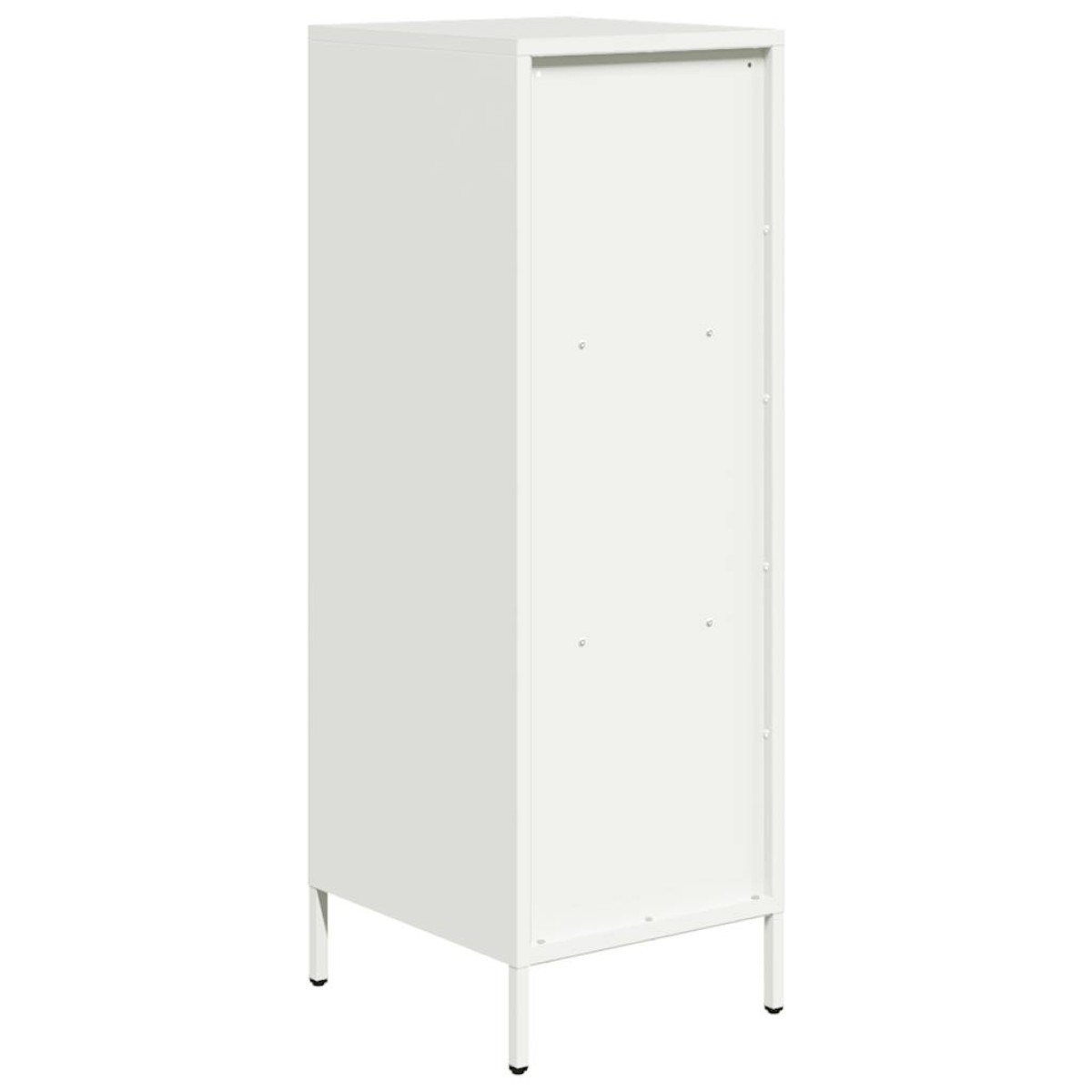 vidaXL Ντουλάπι Λευκό 35x39x103,5 εκ. από Χάλυβα