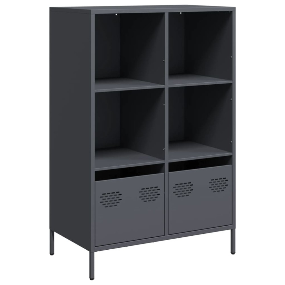 vidaXL Ντουλάπι Ανθρακί 68x39x103,5 εκ. από Χάλυβα