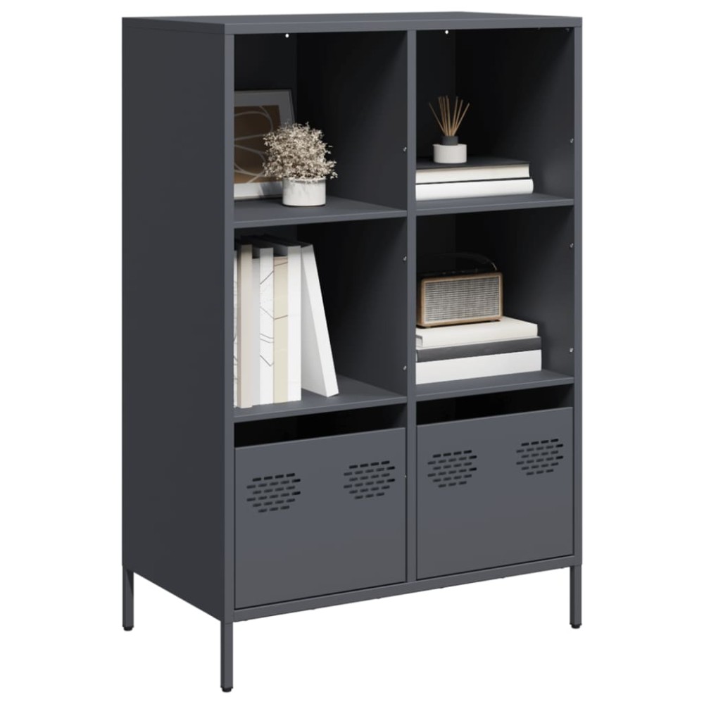 vidaXL Ντουλάπι Ανθρακί 68x39x103,5 εκ. από Χάλυβα