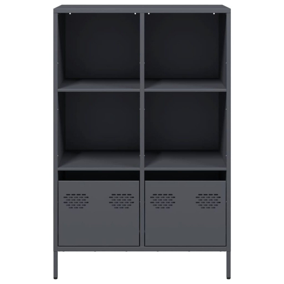 vidaXL Ντουλάπι Ανθρακί 68x39x103,5 εκ. από Χάλυβα
