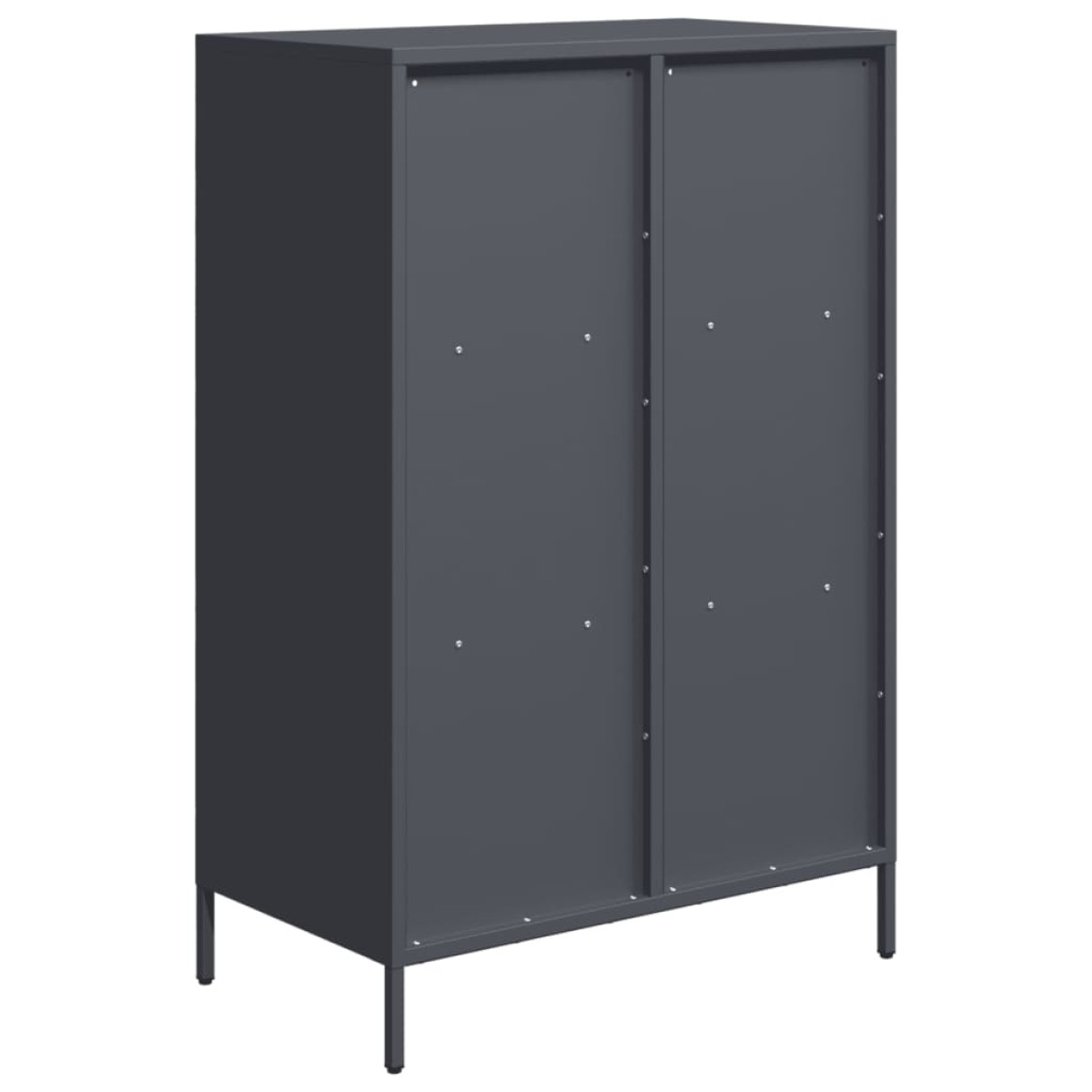 vidaXL Ντουλάπι Ανθρακί 68x39x103,5 εκ. από Χάλυβα