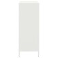 vidaXL Ντουλάπα Λευκό 68x39x103,5 εκ. από Χάλυβα